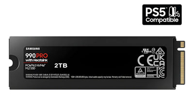 Samsung 990 Pro Con Disipador De Calor Serie - Pcie Gen4 De 2 Tb X4 Nvme 2.0c - Ssd Interno M.2 (mz-v9p2t0cw)