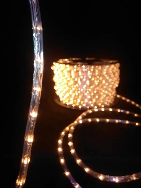 Manguera Led 3 Vias Luces Navideñas 20mt Blanco Cálido