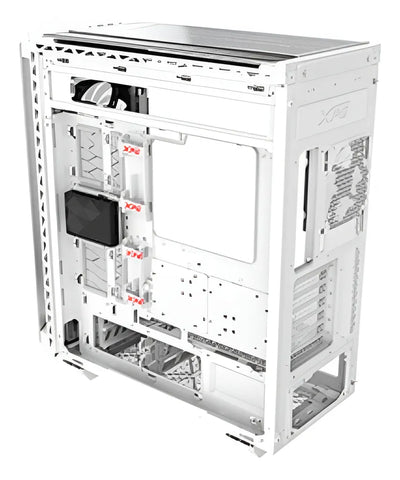 Xpg Gabinete Gamer Battlecruiser Ii St E-atx 4 Fan Argb Cristal Templado Blanco Battlecruiseriist-whcww