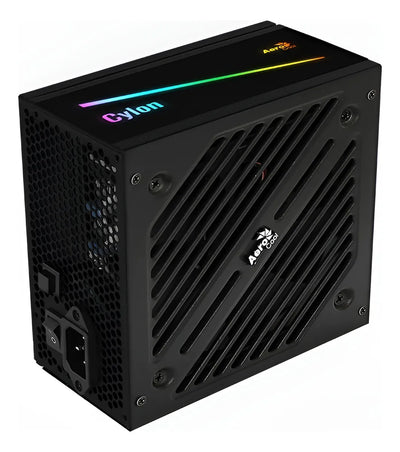 Fuente De Poder Aerocool Cylon Rgb 700w 80 Plus Bronce Rgb Black