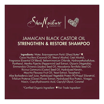 Shampoo Shea Moisture Jamaica Black Castor Oil Cabello Curl