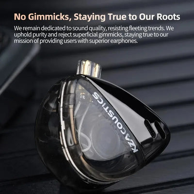 Auriculares Kz Libra Hi Res Monitores In Con Microfono Negro