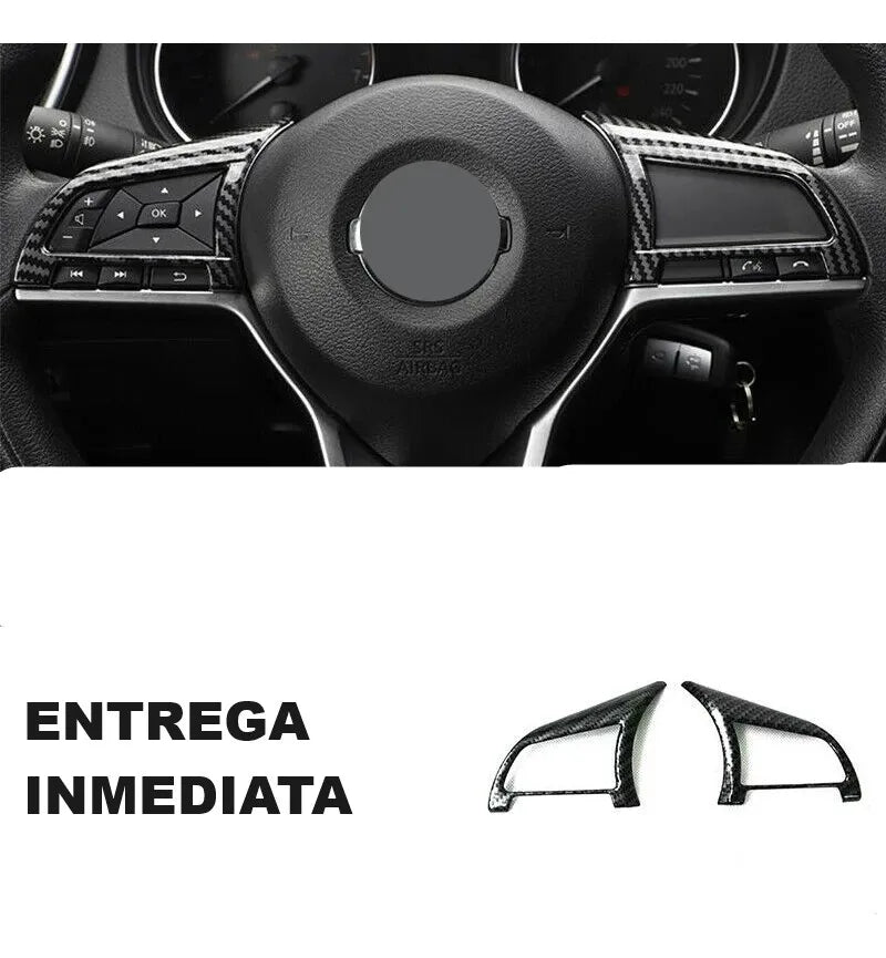 Accesorios Nissan Kicks Sentra Versa Cubierta Timon Fibra C.