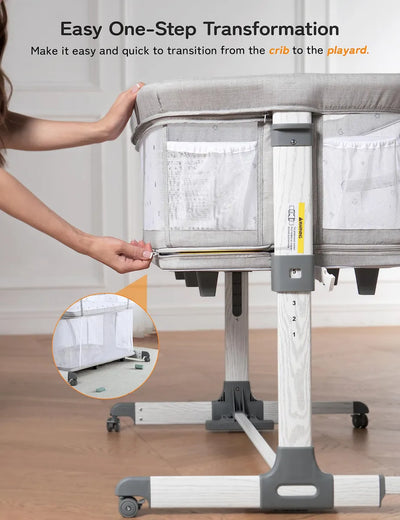 Besrey Moises 5 En 1 Para Bebe Con Moises Y Cuna Para Bebe,