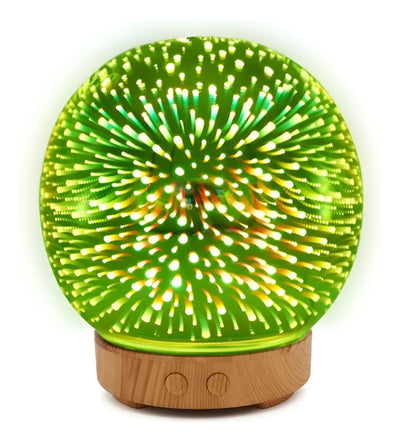 Difusor De Aromas Humificador Y Lampara Led - Blanco