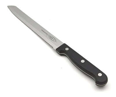 Cuchillo De Cocina Para Pan 20 Cm Press Color Negro