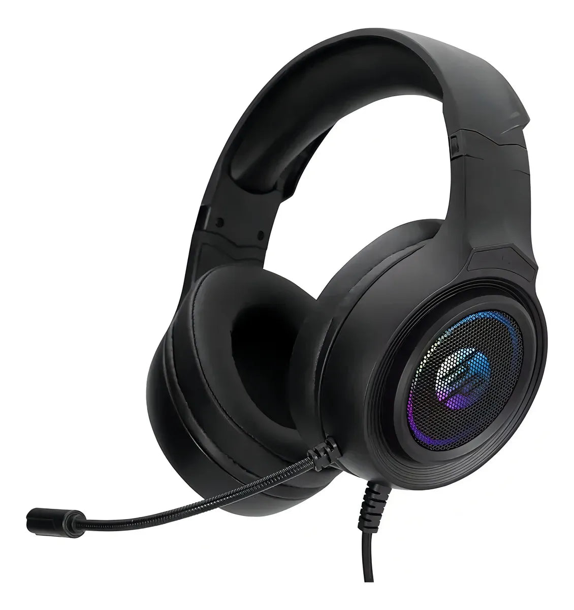 Auriculares HP Gamer DHE-8008u DHE-8008u negros con luz LED RGB
