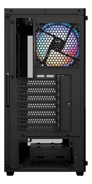 Chasis Gabinete Caja Gamer Aerocool Pivot Argb Color Negro