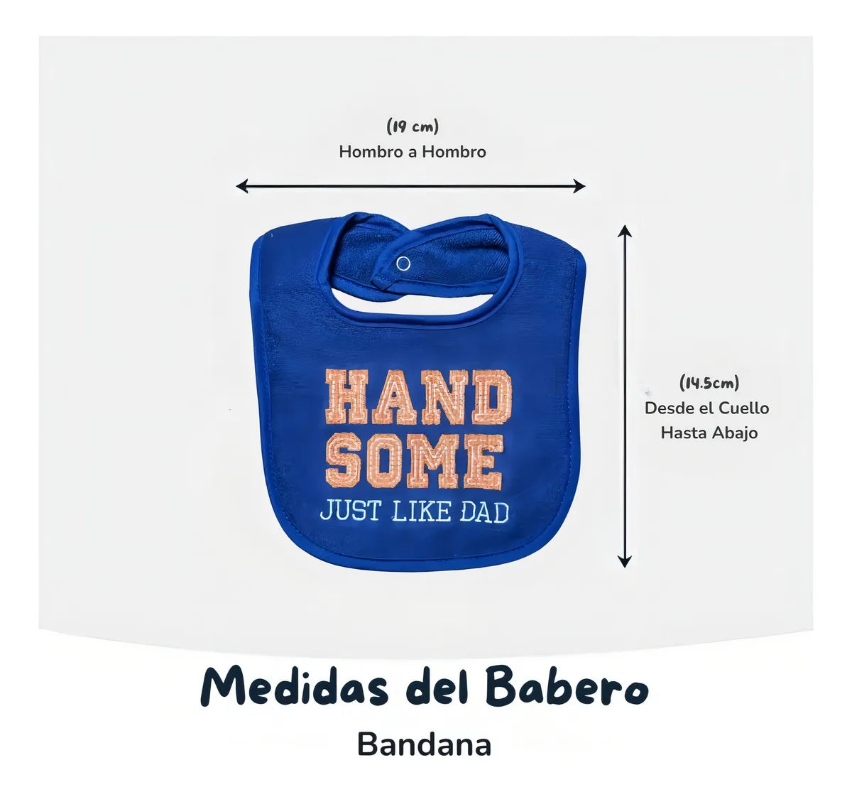 Baberos Para Bebes Impermeable Toalla 100% Algodon Pack 5pcs Handosm