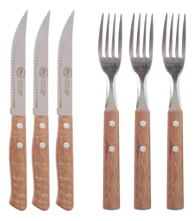Set X3 Cuchillo + Tenedor Ilko