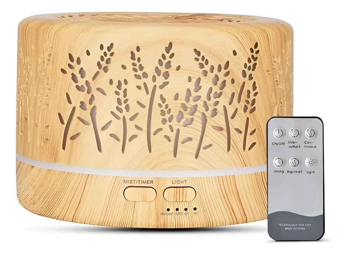 Difusor De Aromas Humidificador De Aire 700ml Kp1820+control Color Marrón Claro