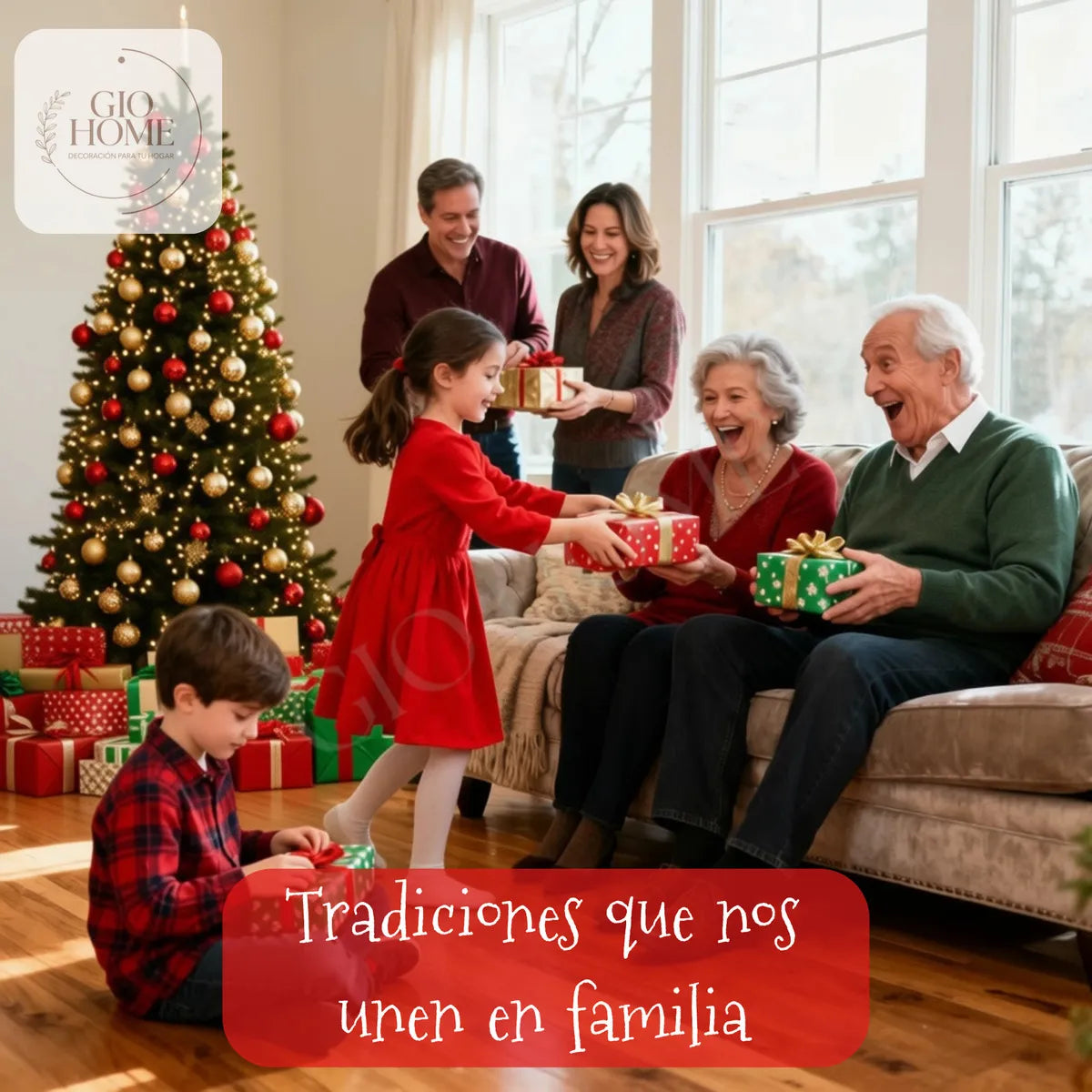 Arbol de Navidad Vermont 2.25m 475 Puntas Gio Home Pino Navideño Look Natural Base Metálica Artificial para Decoración con Bolas Adornos Extensiones Cintas Bombillos Botas Campanas Luces Estrella Noel