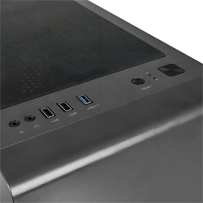 Gabinete para computadora de escritorio Thermaltake S100 CA-1Q9-00S1WN-00 CA-1Q9-00S1WN-00 negro
