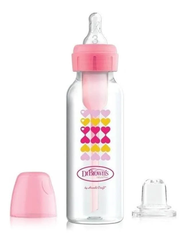 Teteros Dr Browns Kit De Transicion Boca Estandar Options Color Rosa Rosa
