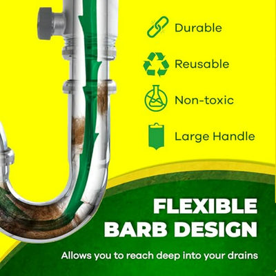 Zip-it 25 Drain Snake Cleaner 3-pack - Desatascador Eficaz!