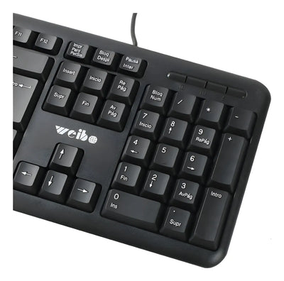 Teclado Alambrico Fc-530 Usb Español Qwerty Resistente Agua