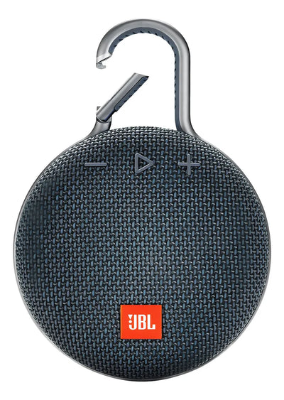 Parlante JBL Clip 3 portátil con bluetooth waterproof ocean blue