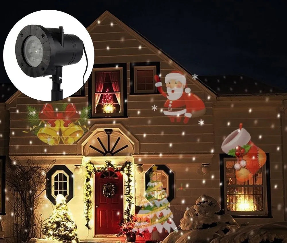 Proyector Luces Navideñas Led Topchances 12 Diseños De