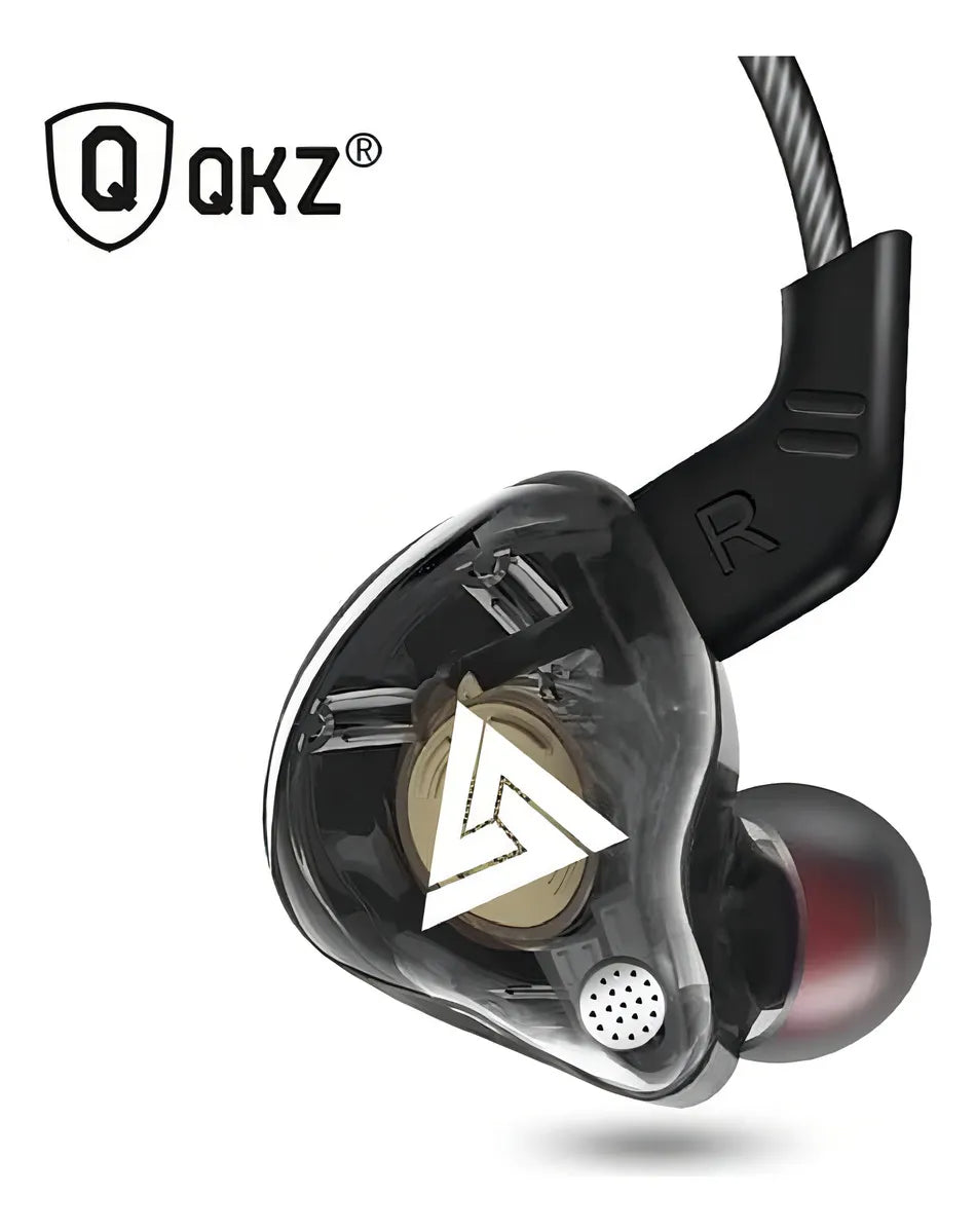 Fone de ouvido in-ear sem fio QKZ Audio AK6 AK6 negro
