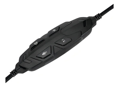 Auriculares HP Gamer DHE-8008u DHE-8008u negros con luz LED RGB