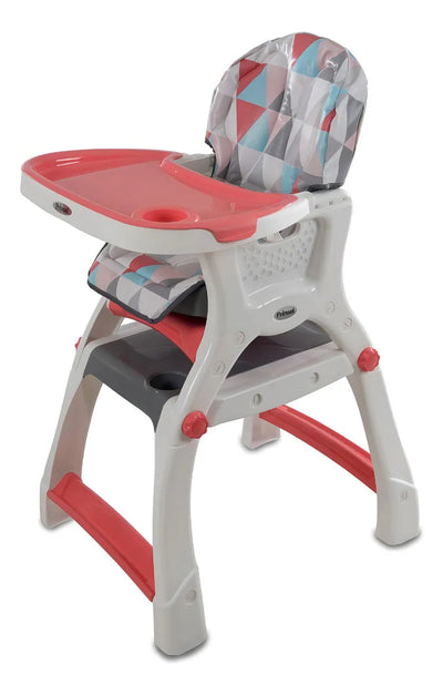 Silla Comedor Y Escritorio Bebesit Niños Kinder Color Rosa