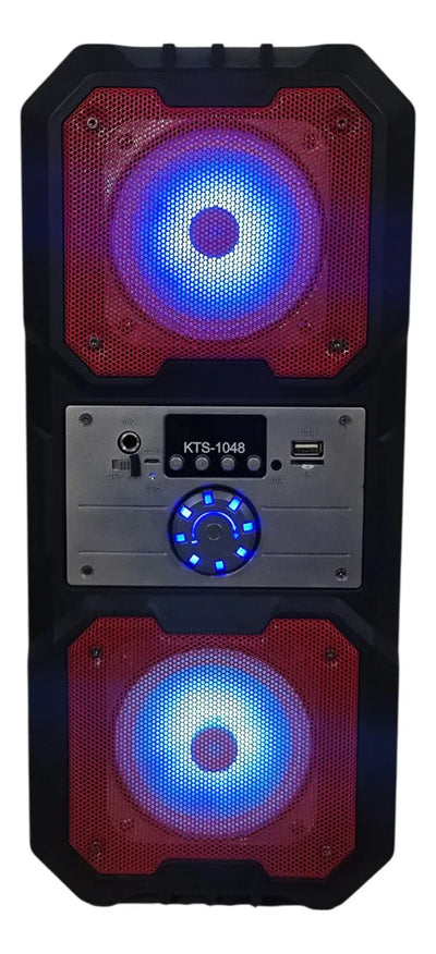 Parlante Bocina Altavoz Inalámbrico Bluetooth Portátil Luces