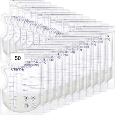 Paquete 50 Unidades Bolsas De Almacenamiento Leche Materna