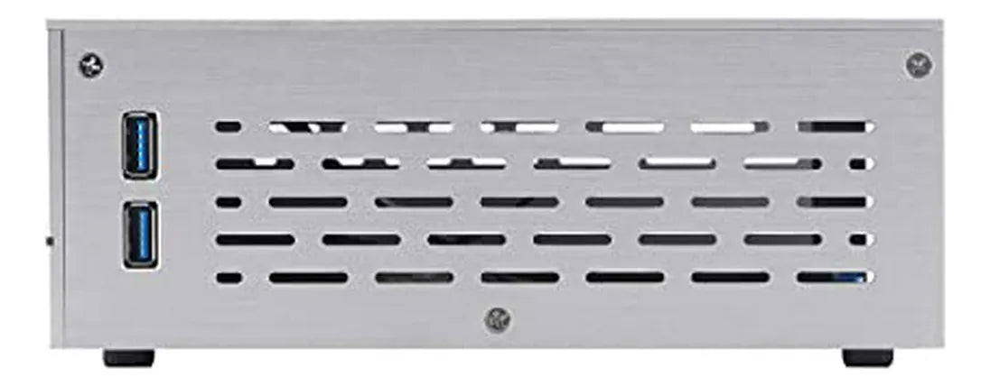 Chasis De Pc Mini-itx De Aluminio Para Htpc Con Vidrio Templ