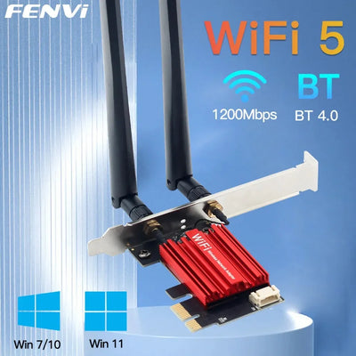 Adaptador Wifi Bluetooth Pc Tarjeta Red Pcie Doble Banda 5g