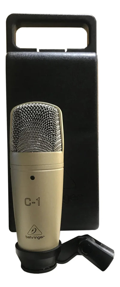 Micrófono Behringer C1 Condensador Cardioide Color Dorado