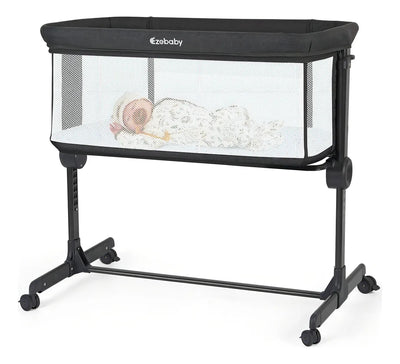 Cesta Para Bebé Ezebaby Junto A La Cama Con 7 Alturas Ajusta