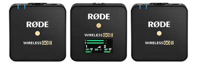 Micrófonos Rode Wireless GO II Condensador Omnidireccional color negroS