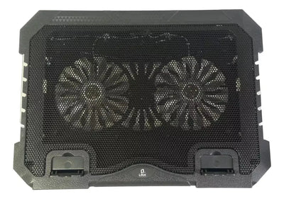 Base Refrigerante Computador Portátil 2 Ventiladores Enfría Diseño 1