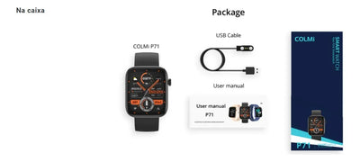 Smartwatch Colmi P71 Negro Ss