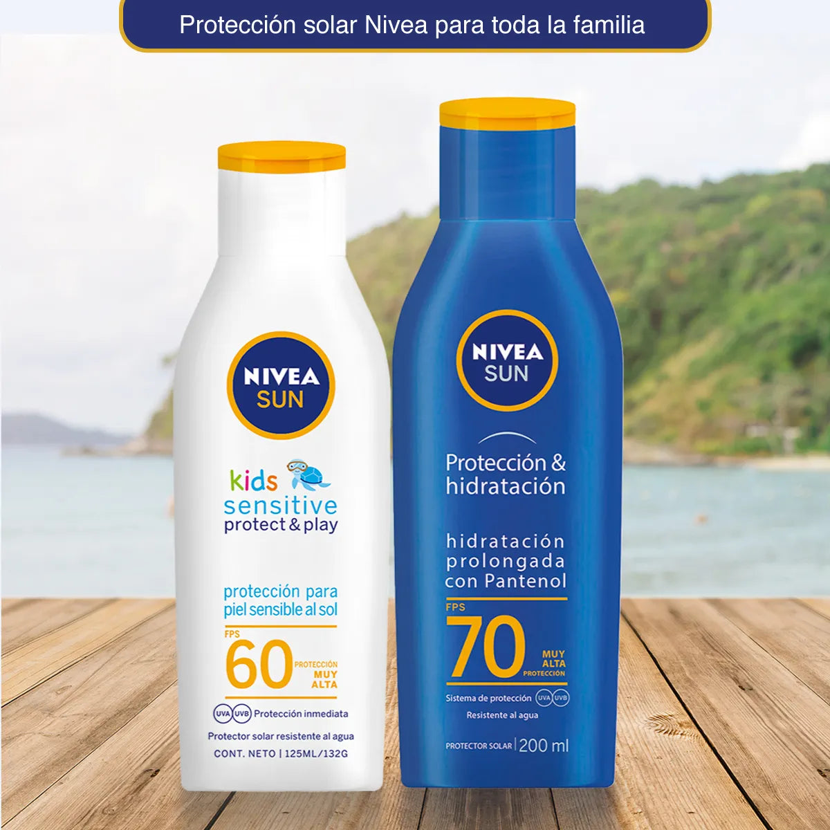 Protección Solar Nivea Para Toda La Familia