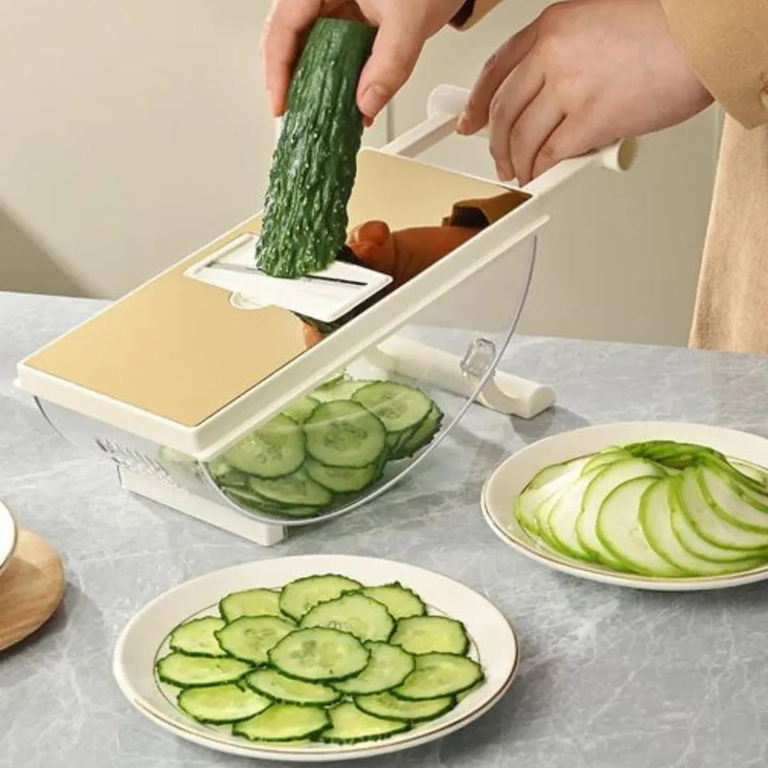 Mandolina Cortador Verduras Multifuncional Rebanador Papas Blanco