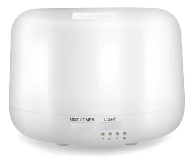 Humidificador Ultrasónico Atomizador Difusor Aroma Led300ml Blanco