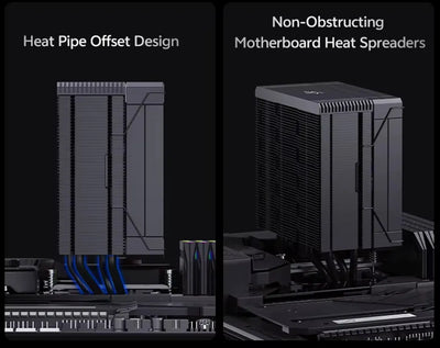 Cooler Disipador Para Intel - Amd Ventilador 120mm Snowman Negro