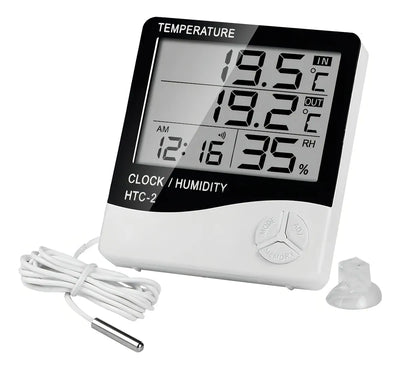 Ker Germany reloj termohigrometro digital sonda temperatura humedad Htc2 incluye calibración