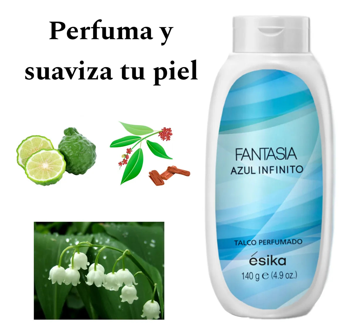 10 Talco Perfumado Fantasía