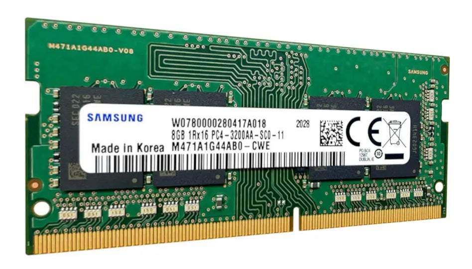 Memoria RAM color verde 8GB 1x8GB Samsung M471A1K43DB1-CWE