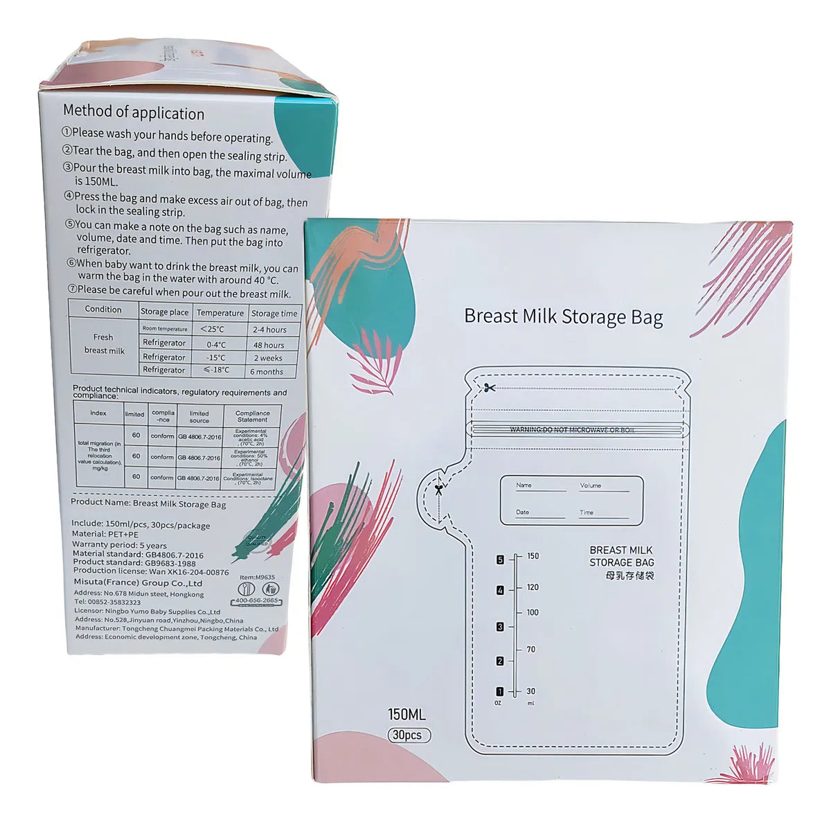 Bolsas Para Almacenar Leche Materna Kit De 30pzas 150ml