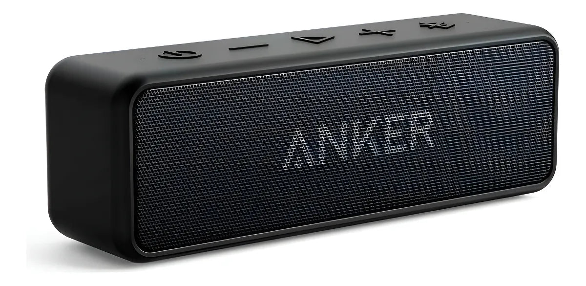 Parlante Bluetooth Anker Soundcore 2 Color Negro Mejorado Ipx7 A Prueba De Agua Sumergible Sonido Estéreo Reproducción 24 Horas Altavoz Inalámbrico Portátil Batería Recargable Para El Hogar Aire Libre
