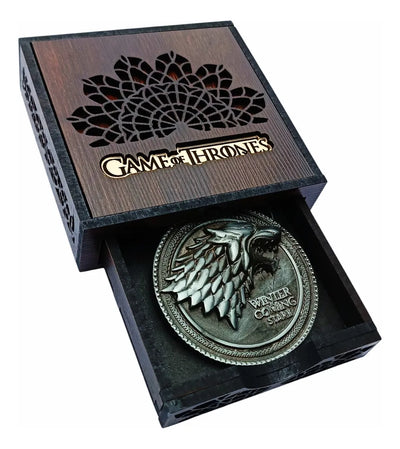 Caja Madera Game Of Thrones Decorativa Para Regalo Marrón Oscuro Box Game Of Thrones