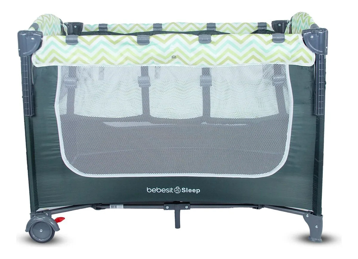 Cuna Corral Colecho Para Bebe Con mosquitero Sleep 2 en 1 Bebesit Incluye Bolsa de viaje