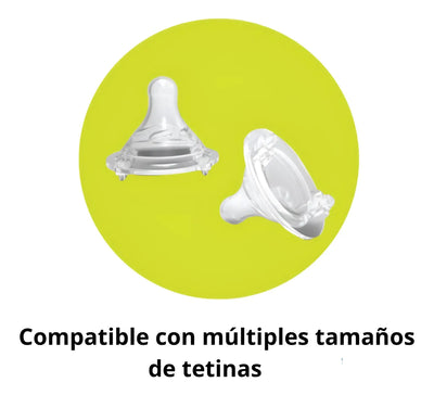 Biberon Tetero Anti Colicos Para Bebe Silicona Kit 8 Avima Blanco Con Letras