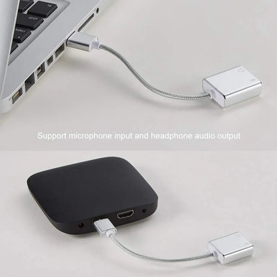 Adaptador De Sonido Tipo C - Plug Microfono- Plug Audifonos