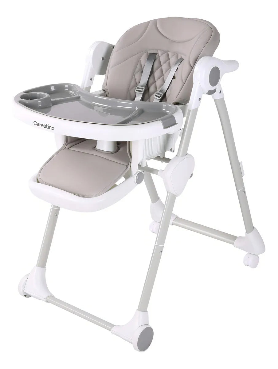 Carestino Petra SL007-GC silla de comer con bandeja extraíble color gris