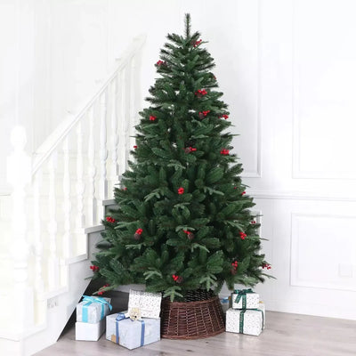Arbol Pino Navidad 2.10m Decoración Color Verde 1050 Ramas