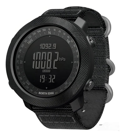 Reloj North Edge-apache Apache Sports Outdoors Digital .. Color de la correa Negro Color del bisel Metal Función Bise Color del fondo Negro